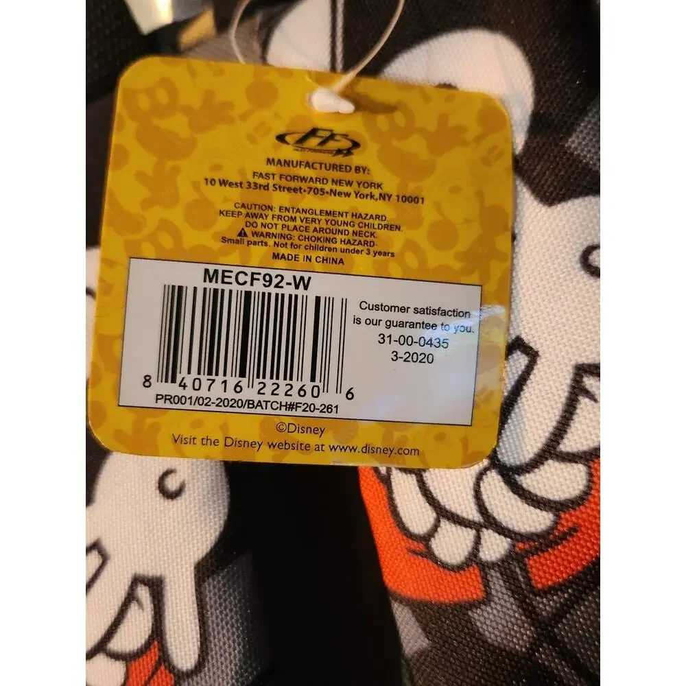 Mickey Mouse All-Over Print Backpack Disney MECF92-W New With Tag